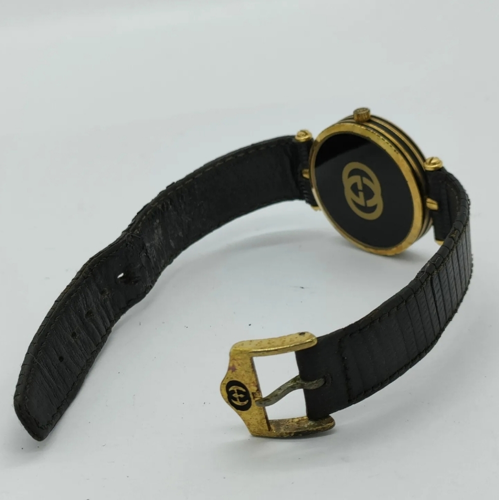 Gucci Watch Shelly line 30mm Unisex Black - Picture 6 of 9